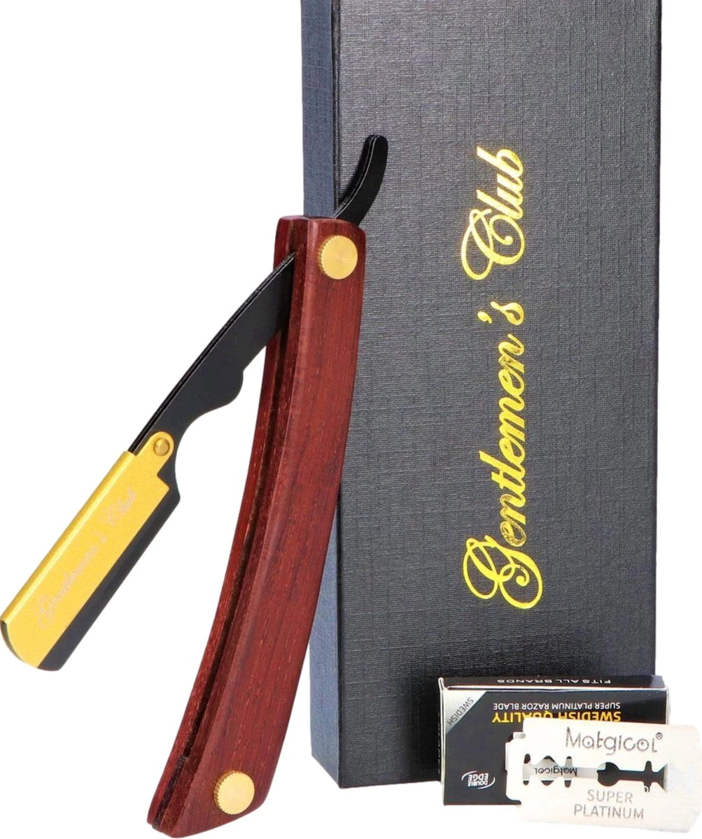 Premium Shavette Open Scheermes Met 20 Scheermesjes - Straight Razor Kappersmes - Barbiersmes - Cut Throat Razor Nekmes - Klassiek Klap Scheermes - Safety Razor Feather Mes 1 Premium Shavette Open Scheermes Met 20 Scheermesjes - Straight Razor Kappersmes - Barbiersmes - Cut Throat Razor Nekmes - Klassiek Klap Scheermes - Safety Razor Feather Mes
