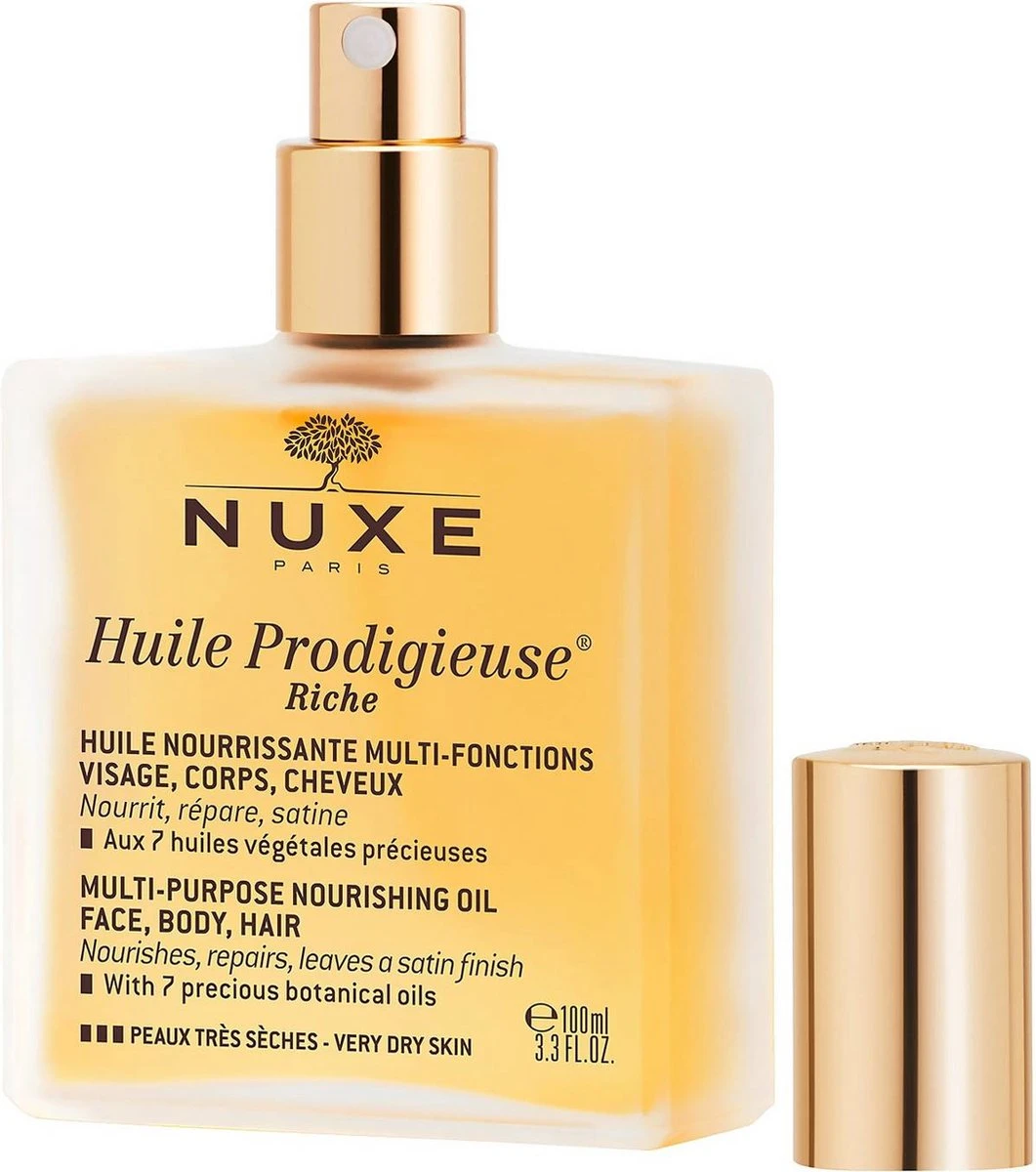Nuxe Huile Prodigieuse Riche Dry Oil Droogolie - 100 Ml 10 Nuxe Huile Prodigieuse Riche Dry Oil Droogolie - 100 Ml - Afbeelding 10