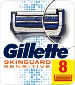 Gillette® Gillette SkinGuard Sensitive Scheermesjes Mannen - 8 Stuks - Brievenbus Verpakking