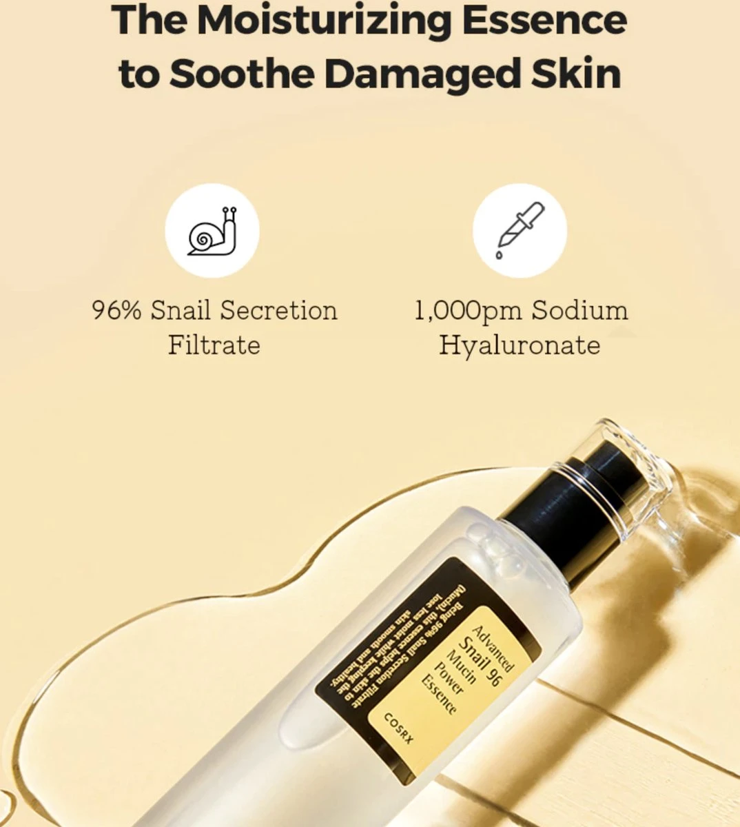 COSRX Advanced Snail 96 Mucin Power Essence 4 COSRX Advanced Snail 96 Mucin Power Essence - Afbeelding 4