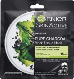 Garnier Skinactive Face Pure Charcoal Gezichtsmasker - 5 Stuks - Voordeelverpakking -Verzorgingsvoordeel Huis 1114x1200 8