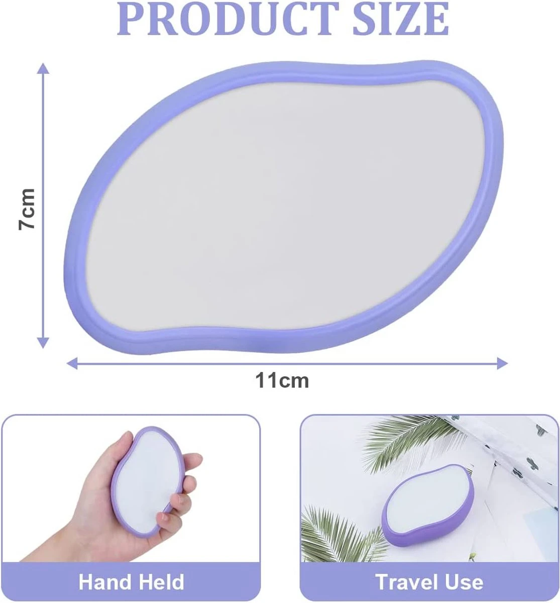 Livingful Premium Crystal Hair Removal • Pijnloos Ontharing Epileerapparaat Voor Armen Benen Rug• Mannen En Vrouwen • Epilator Voor Langdurige Ontharing • Snelle En Gemakkelijke Exfoliërende Ontharin • Haarverwijderaar • Kristalpad • Zijdezachte Huid 6 Livingful Premium Crystal Hair Removal • Pijnloos Ontharing Epileerapparaat Voor Armen Benen Rug• Mannen En Vrouwen • Epilator Voor Langdurige Ontharing • Snelle En Gemakkelijke Exfoliërende Ontharin • Haarverwijderaar • Kristalpad • Zijdezachte Huid - Afbeelding 6