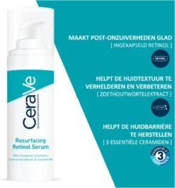CeraVe Resurfacing Retinol Serum - 30ml - Voor Onzuivere Huid Met Neiging Tot Acne 14 CeraVe Resurfacing Retinol Serum - 30ml - Voor Onzuivere Huid Met Neiging Tot Acne -Verzorgingsvoordeel Huis 1119x1200