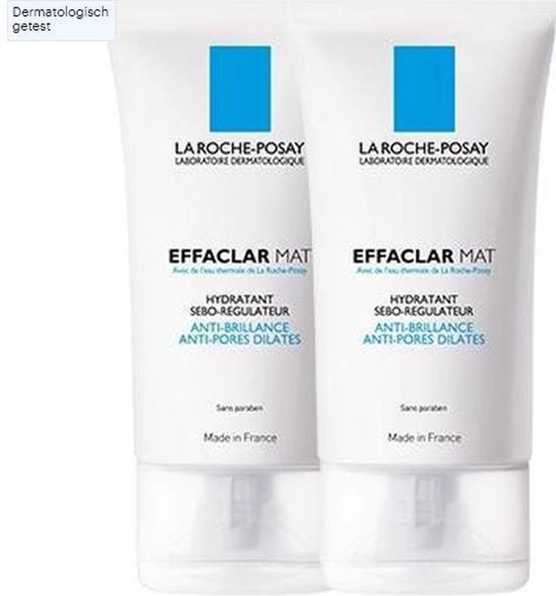 La Roche-Posay Effaclar Mat Dagcrème - 2x40ml - Tegen Zichtbare Poriën 4 La Roche-Posay Effaclar Mat Dagcrème - 2x40ml - Tegen Zichtbare Poriën - Afbeelding 4