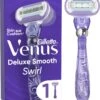 Gillette Venus Deluxe Smooth Swirl - Voor Een Extra Gladde Scheerbeurt - 1 Handvat - 1 Navulmesje