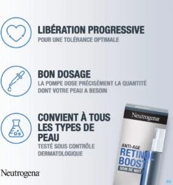 Neutrogena Retinol Boost Night Cream (50ml), Snel Intrekkende Anti-veroudering Gezichtsverzorgingscrème Met Retinol, Mirtebladextract & Hyaluronzuur, Gezichtscrème Voor Een Jonger En Gezond Uitziende Huid -Verzorgingsvoordeel Huis 1123x1200 8