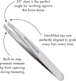 Tweezerman - Mini Slant Tweezer - Klassiek RVS - Pincet -Verzorgingsvoordeel Huis 1124x1200 5