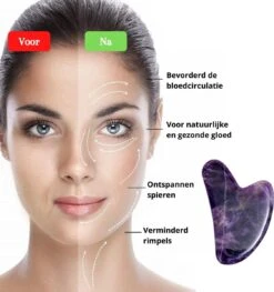 Demiracle® Pure Amethist Gua Sha – Schraper - Massagehulpmiddel – Gezichtsmassage – Massage – Jade Roller - Face Roller - Ontspanning -Verzorgingsvoordeel Huis 1126x1200 8