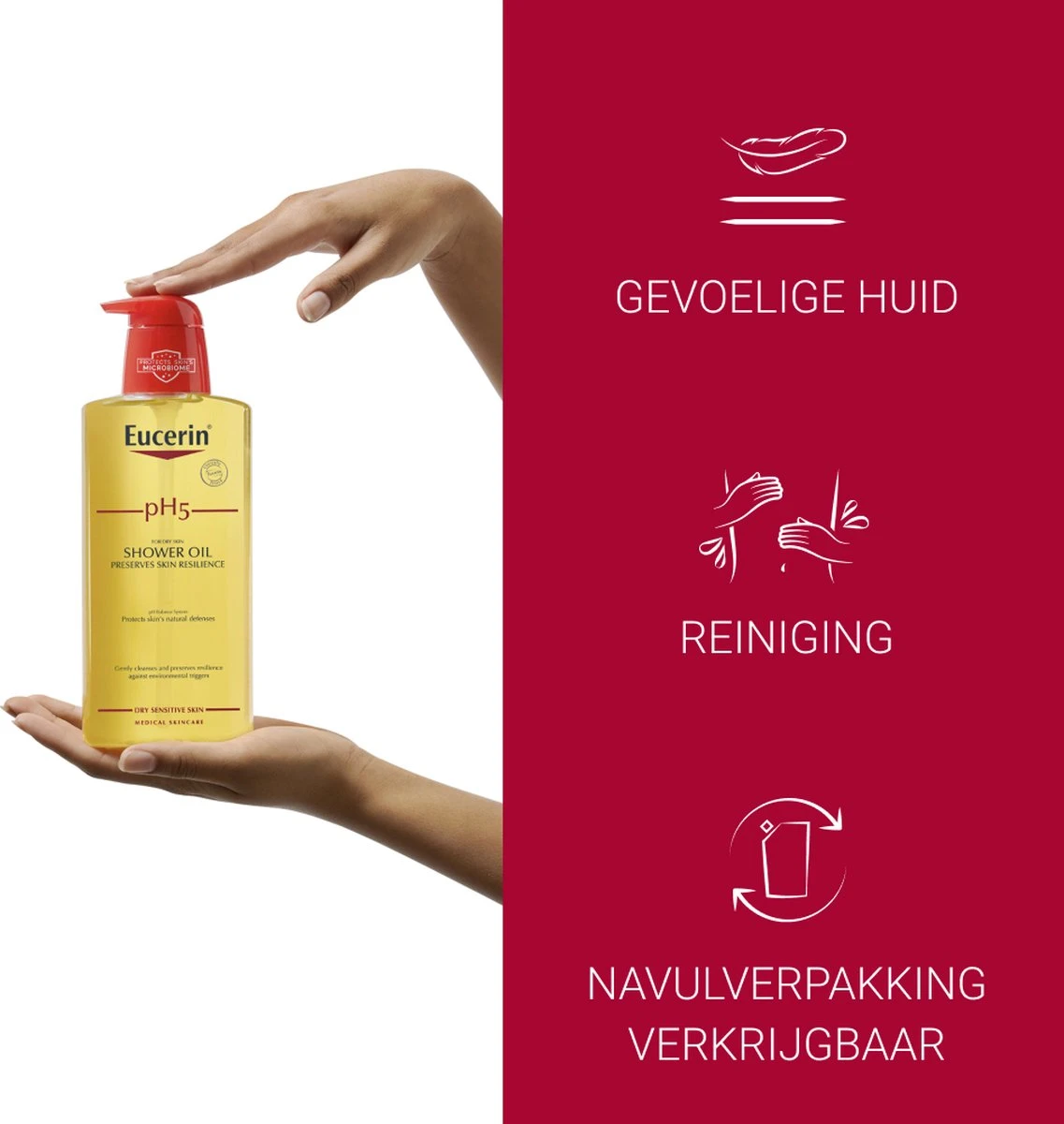 Eucerin PH5 Douche Olie - 400 Ml 9 Eucerin PH5 Douche Olie - 400 Ml - Afbeelding 9