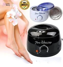Merkloos Wax Apparaat Pro-100 - Body Wax Hairsen | Haar Wax | Wax Verwarmer - Wax Heater Zwart