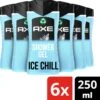 Axe Ice Chill 3-in-1 Douchegel - 6 X 250 Ml - Voordeelverpakking