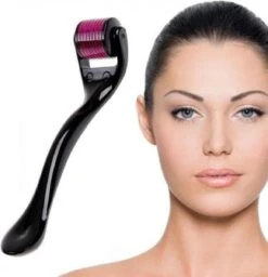 Merkloos Dermaroller 0.3mm Needle - Micro Needling Roller - Anti Acne/Cellulitis/Rimpels/Littekens/Striae Lichaams & Gezichts Roller