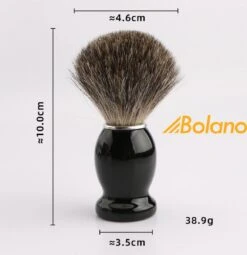 Bolano® Premium Duurzaam Scheerkwast Black Wood - Klassiek Scheerkwast Voor Mannen En Vrouwen - 100% Soepel Haar Voor Een Optimale Verdeling 9 Bolano® Premium Duurzaam Scheerkwast Black Wood - Klassiek Scheerkwast Voor Mannen En Vrouwen - 100% Soepel Haar Voor Een Optimale Verdeling -Verzorgingsvoordeel Huis 1162x1200 4