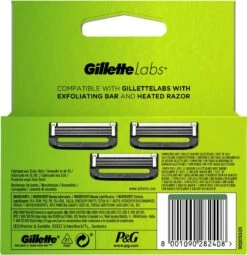Gillette® Gillette Navulmesjes Voor GilletteLabs - Exfoliating Bar En Heated Razor - 3 Scheermesjes -Verzorgingsvoordeel Huis 1163x1200 3