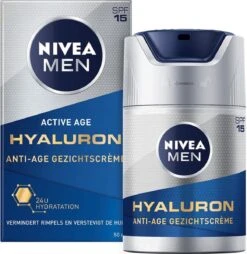 NIVEA MEN Anti-Age Hyaluron Gezichtcrème SPF 15 - 50ml 13 NIVEA MEN Anti-Age Hyaluron Gezichtcrème SPF 15 - 50ml -Verzorgingsvoordeel Huis 1165x1200 14