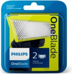 Philips OneBlade Original Blade QP220/50 - Vervangmesjes - 2 Stuks