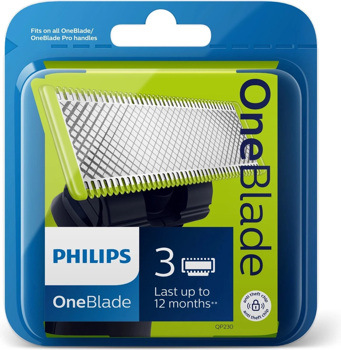 Philips Norelco OneBlade Trimmen, Scheren, Stylen, Vervangbaar Mes 3 Philips Norelco OneBlade Trimmen, Scheren, Stylen, Vervangbaar Mes - Afbeelding 3