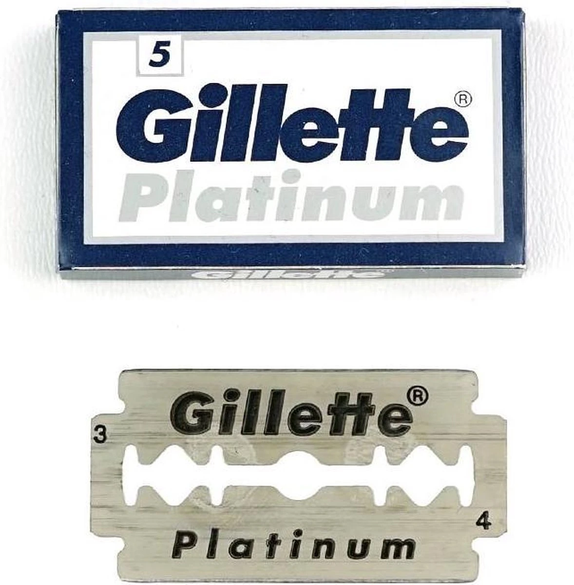 Gillette® Gillette Platinum Scheermesjes 20 Stuks 1 Gillette® Gillette Platinum Scheermesjes 20 Stuks