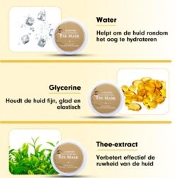 Collageen Oogmasker Luxovita - Wallen Wegwerken/Donkere Kringen/Rimpels - Hydraterend - 24k Goud Oog Masker - Eye Pads - Gel Oogmaskers - 60 Stuks -Verzorgingsvoordeel Huis 1178x1200 10