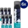 Gillette® Gillette Scheerschuim Gevoelige Huid - Sensitive Skin - 6 Stuks Voordeelverpakking - 6x 200ml