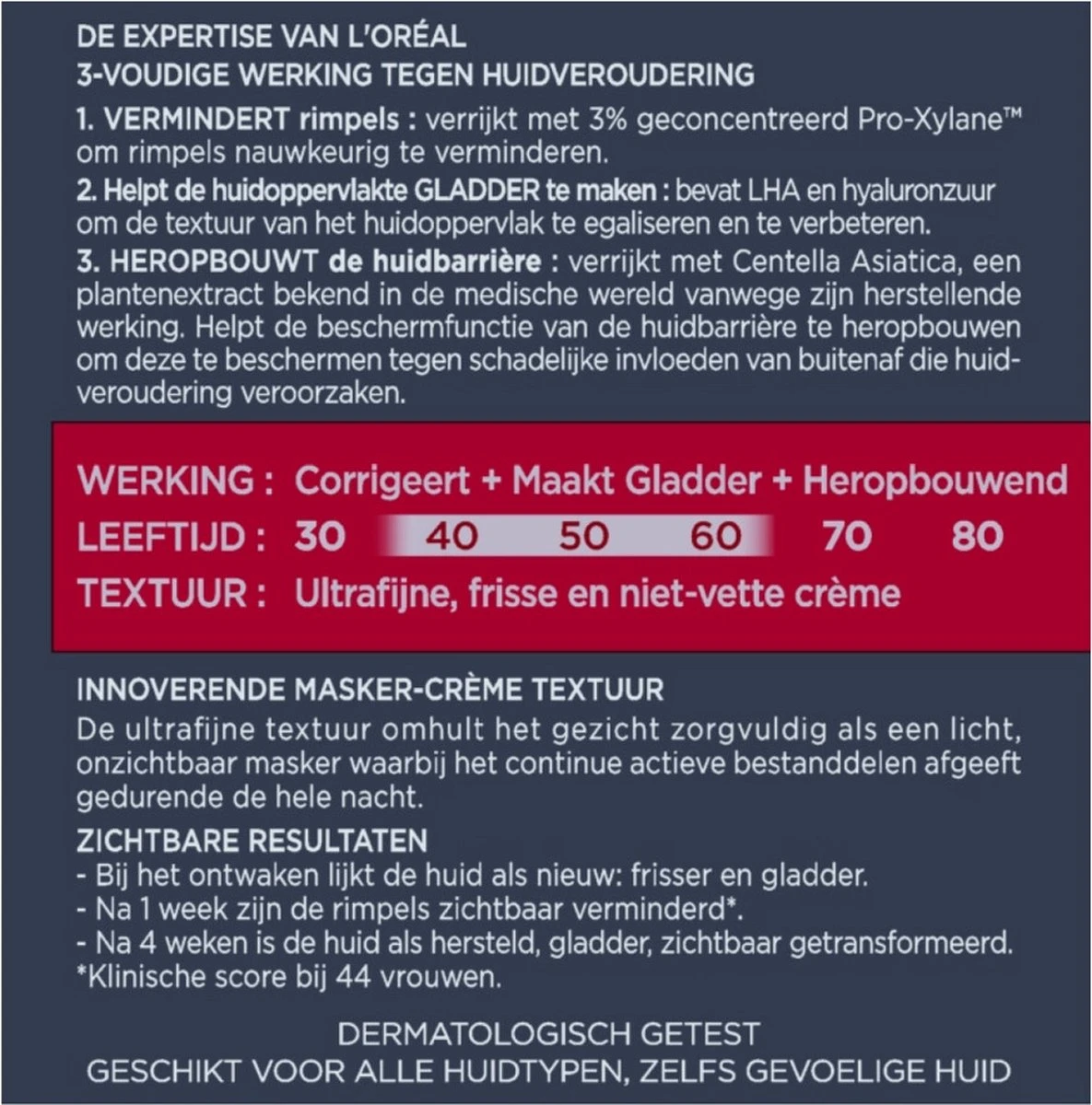 L’Oréal Paris Skin Expert Revitalift Laser X3 Anti-rimpel Nachtcrème - 50 Ml 10 L’Oréal Paris Skin Expert Revitalift Laser X3 Anti-rimpel Nachtcrème - 50 Ml - Afbeelding 10