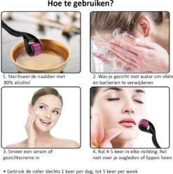 Dermaroller - 540 Naalden - Dermaroller Haargroei - Huidverzorging -Verzorgingsvoordeel Huis 1190x1200 16