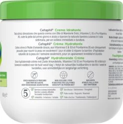 Cetaphil Hydraterende Crème - Vochtinbrengende Crème Gezicht & Lichaam 450GR -Verzorgingsvoordeel Huis 1190x1200 3