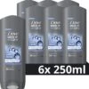 Dove Men+Care Cool Fresh 3-in-1 Douchegel - 6 X 250 Ml - Voordeelverpakking