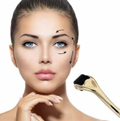 Titanium - 540 Micro-Needle 0.5mm DermaRoller | Skin Roller | Gezichts- En Huidverzorging | Huidverjonging | Steriel Verpakt | Gold Edition -Verzorgingsvoordeel Huis 1192x1200 11