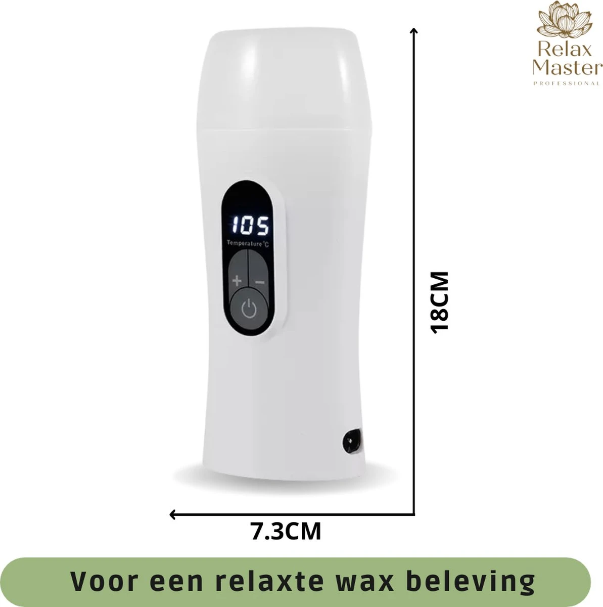 Wax Apparaat Vernieuwende Digitale Wax Roller - Wax Patroon Verwarmer - Wax Roller Kit Incl. 2 Aloe Vera Vullingen, After Wax & Waxstrips - Waxroller - Ontharen Voor Man En Vrouw 2 Wax Apparaat Vernieuwende Digitale Wax Roller - Wax Patroon Verwarmer - Wax Roller Kit Incl. 2 Aloe Vera Vullingen, After Wax & Waxstrips - Waxroller - Ontharen Voor Man En Vrouw - Afbeelding 2