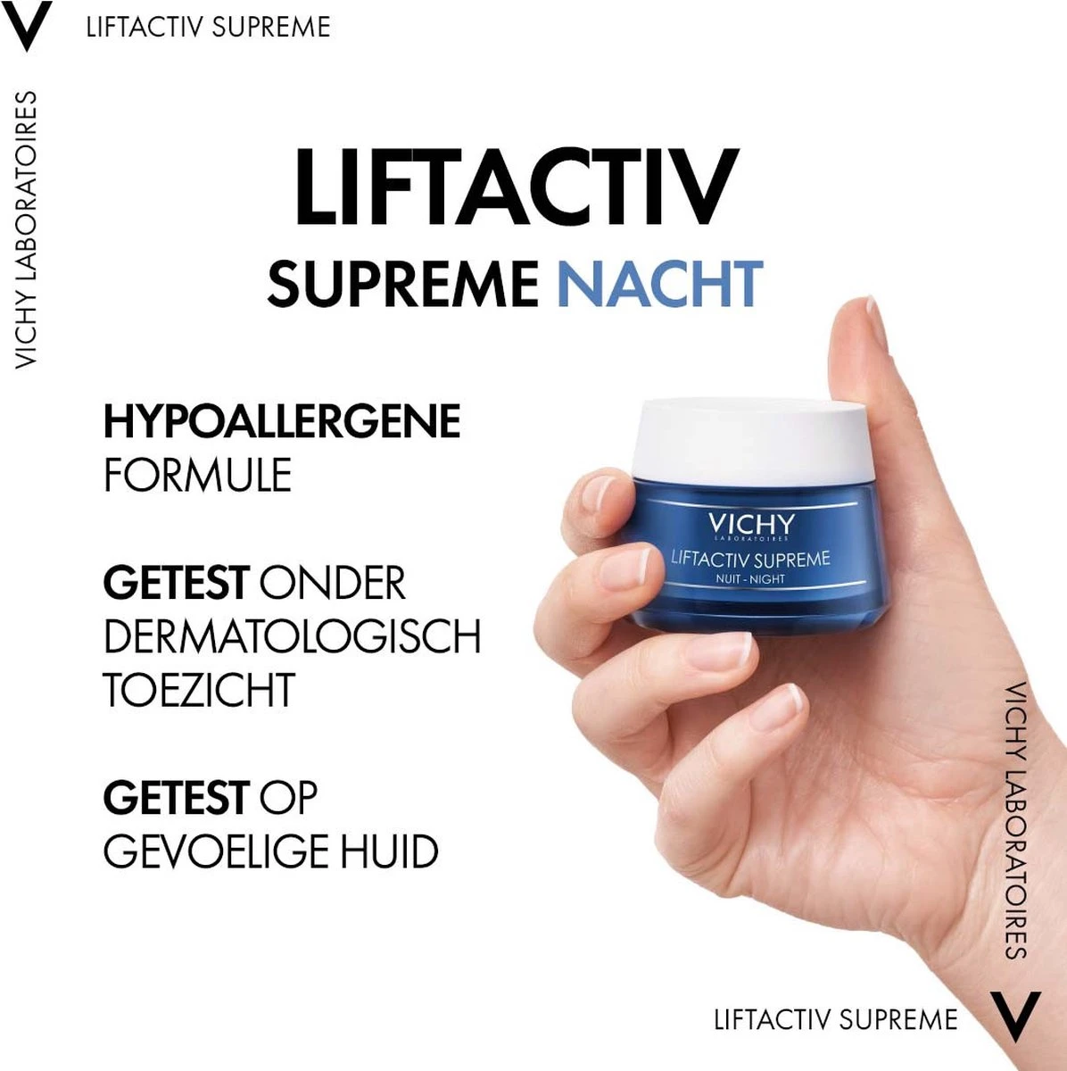Vichy Liftactiv Supreme Nachtcrème - 50ml - Hydraterende Nachtcreme Tegen Rimpels 3 Vichy Liftactiv Supreme Nachtcrème - 50ml - Hydraterende Nachtcreme Tegen Rimpels - Afbeelding 3