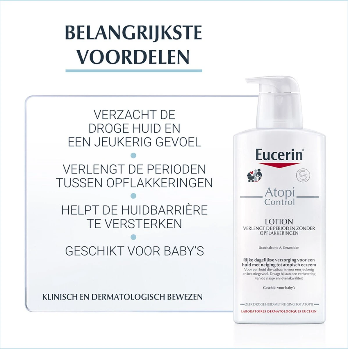 Eucerin AtopiControl Body Care Lotion 12% Omega - Bodylotion - 400 Ml 16 Eucerin AtopiControl Body Care Lotion 12% Omega - Bodylotion - 400 Ml - Afbeelding 16