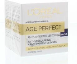 L’Oréal Paris Age Perfect Anti Rimpel- 50 Ml - Nachtcrème -Verzorgingsvoordeel Huis 1200x1000 2