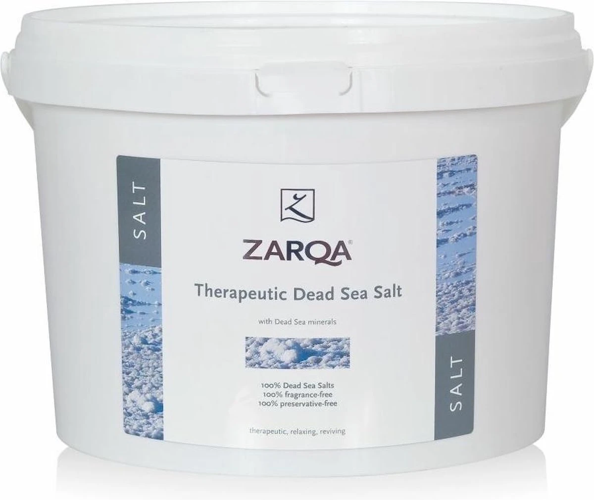 Zarqa Dode Zeezout Emmer Therapeutisch - Badzout - 5 Kg 1 Zarqa Dode Zeezout Emmer Therapeutisch - Badzout - 5 Kg
