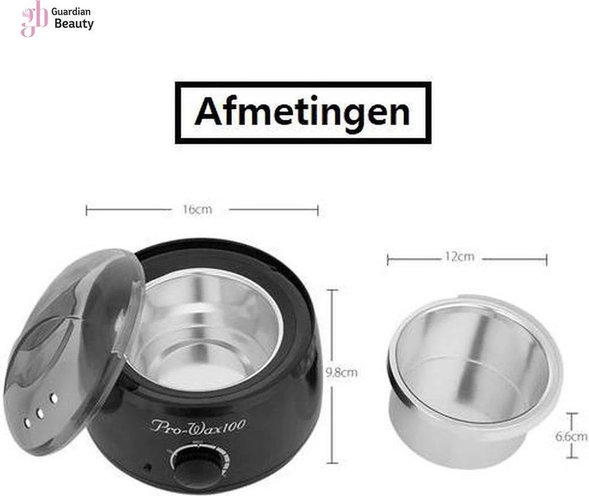 Merkloos Wax Apparaat Pro-100 - Body Wax Hairsen | Haar Wax | Wax Verwarmer - Wax Heater Zwart 2 Merkloos Wax Apparaat Pro-100 - Body Wax Hairsen | Haar Wax | Wax Verwarmer - Wax Heater Zwart - Afbeelding 2