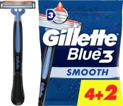 Gillette® Gillette Blue3 Smooth 4+2 Stuks -Verzorgingsvoordeel Huis 1200x1036 1