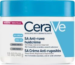 CeraVe - SA Smoothing Cream - Bodycréme - Droge En Ruwe Huid - 340 G
