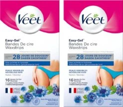 Veet - Easy-Gel Wax - Ontharingsstrips - Bikinilijn - Gevoelige Huid - 2 X 16 Stuks -Verzorgingsvoordeel Huis 1200x1044 6