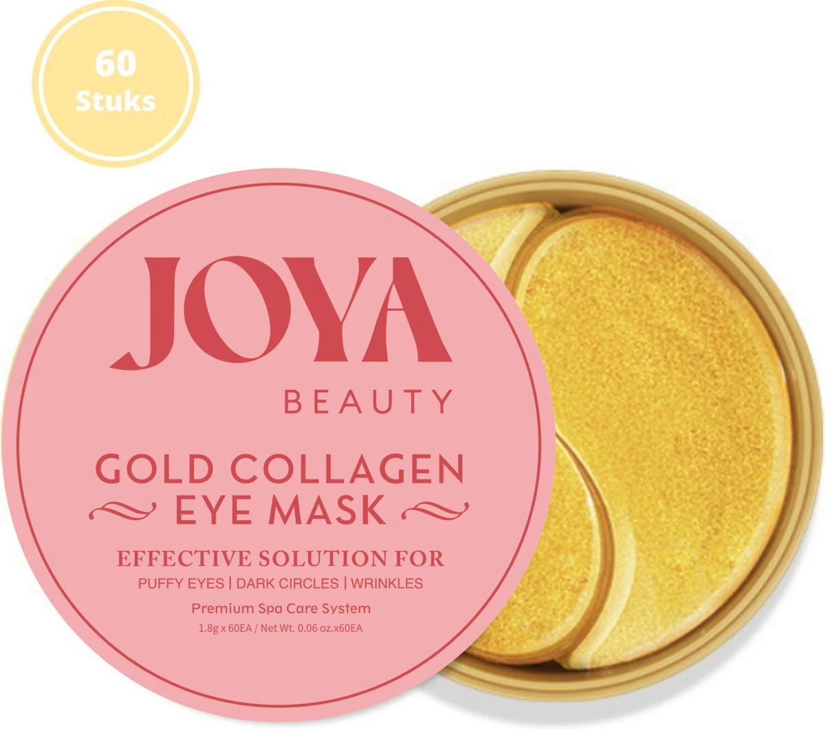 Joya Beauty Collageen Oogmasker - 24K Goud Oog Masker Patch - 60 Stuks (30 Paar) 5 Joya Beauty Collageen Oogmasker - 24K Goud Oog Masker Patch - 60 Stuks (30 Paar) - Afbeelding 5