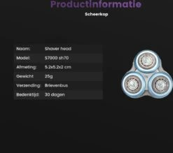 Scheerkop Geschikt Voor Philips 7000 Serie – Sh70/50 Scheerkop – Zwart – Scheerhoofd - Scheerkoppen - Scheermesjes -Verzorgingsvoordeel Huis 1200x1065 30