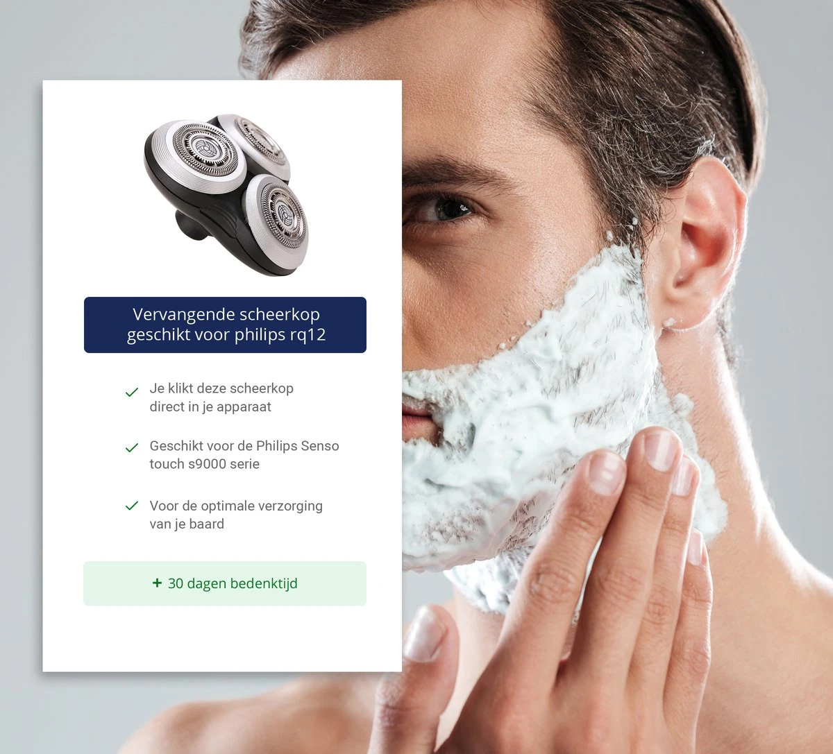 Scheerkop Geschikt Voor Philips SensoTouch S9000 – RQ12/70 RQ12/50 SH90 – Scheerkoppen – Scheermesjes – Scheerhoofd – Zwart 4 Scheerkop Geschikt Voor Philips SensoTouch S9000 – RQ12/70 RQ12/50 SH90 – Scheerkoppen – Scheermesjes – Scheerhoofd – Zwart - Afbeelding 4