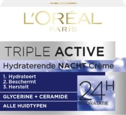 L’Oréal Paris Triple Active Nachtcrème - 50 Ml - Hydraterend -Verzorgingsvoordeel Huis 1200x1091 3