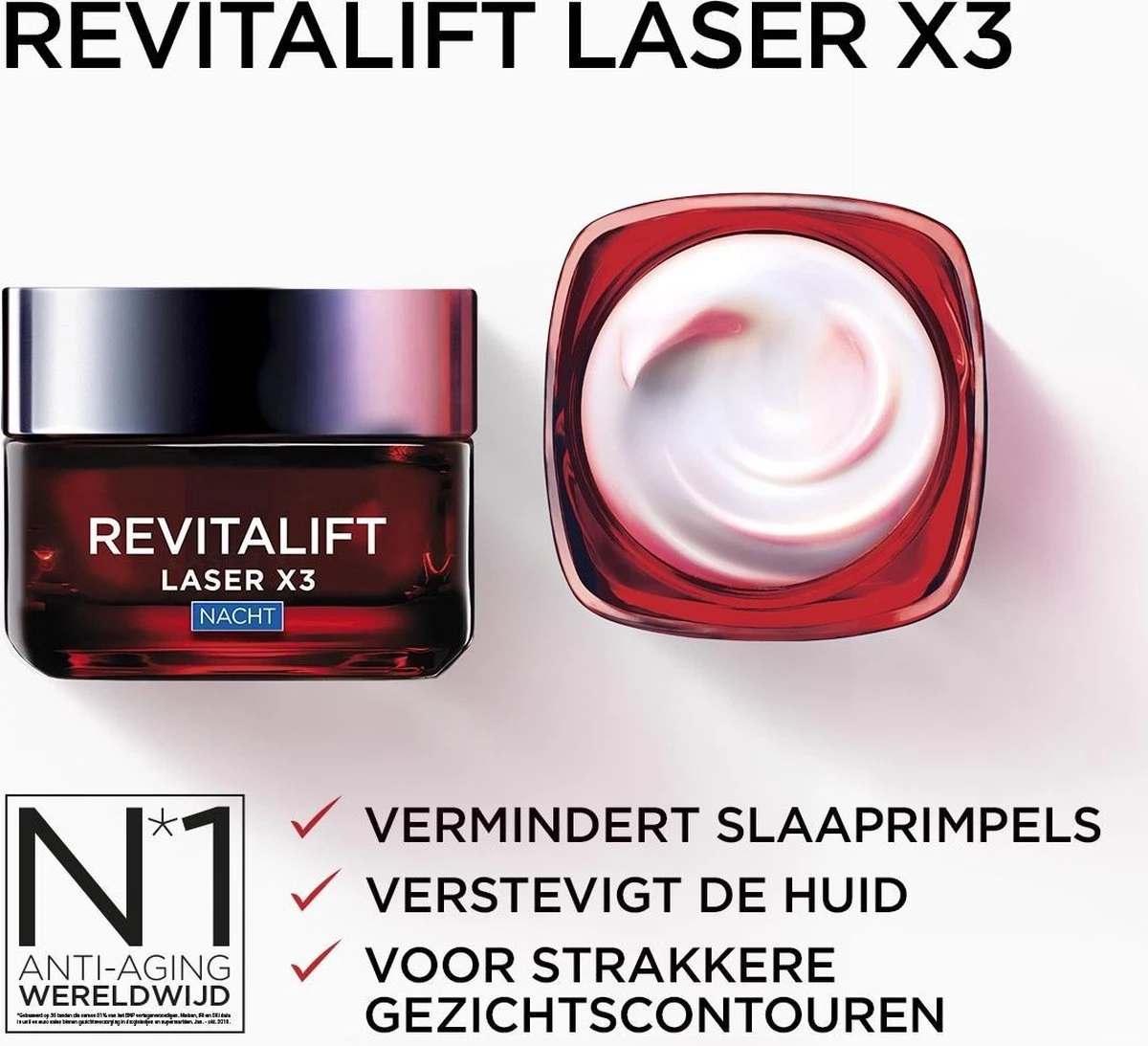 L’Oréal Paris Skin Expert Revitalift Laser X3 Anti-rimpel Nachtcrème - 50 Ml 11 L’Oréal Paris Skin Expert Revitalift Laser X3 Anti-rimpel Nachtcrème - 50 Ml - Afbeelding 11