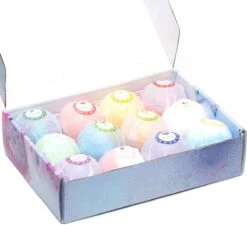 Bruisballen - Bruisballen Voor Bad - Kind - 12 Stuks - XXL Formaat - 12 Verschillende Geuren - 100 Gram -Verzorgingsvoordeel Huis 1200x1094