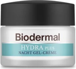Biodermal Nachtcreme - Hydraplus Nachtcrème Gel Voor De Vochtarme Huid - Nachtcreme - 50ml
