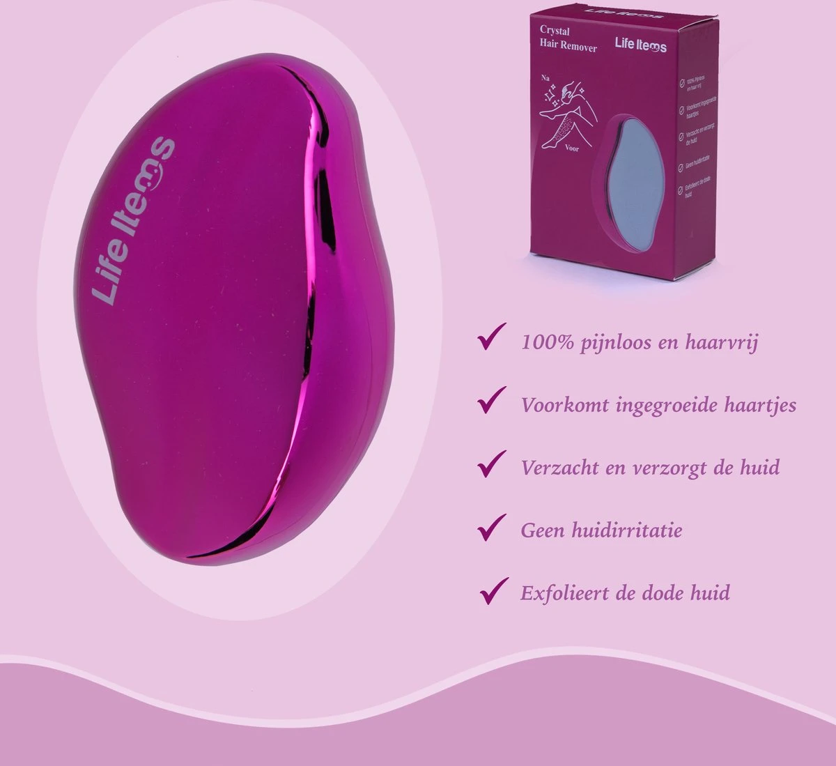 Crystal Hair Removal - Haarverwijderaar - Pijnloos En Comfortabel - Bleame 2 Crystal Hair Removal - Haarverwijderaar - Pijnloos En Comfortabel - Bleame - Afbeelding 2