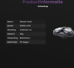 Scheerkop Geschikt Voor Philips 5000 Serie SH50/50 – Scheerkoppen - Zwart – Scheerhoofd - Voor S5000 - Scheermesjes - Senso 5000 10 Scheerkop Geschikt Voor Philips 5000 Serie SH50/50 – Scheerkoppen - Zwart – Scheerhoofd - Voor S5000 - Scheermesjes - Senso 5000 -Verzorgingsvoordeel Huis 1200x1106 2