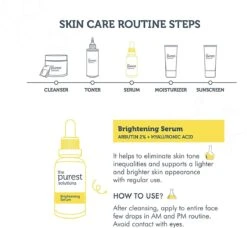 The Purest Solutions Arbutin 2% + Hyaluronic Acid Brightening Serum | Vegan | Hyaluronzuur | Acne | Huidveroudering | Pigmentvlekken | Zonnevlekken | Zwangerschapsvlekken | Ouderdomsvlekken -Verzorgingsvoordeel Huis 1200x1106 5
