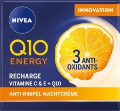NIVEA Q10plusC Energy Vitamine C & E + Q10 Nachtcrème - 50ml -Verzorgingsvoordeel Huis 1200x1107 6