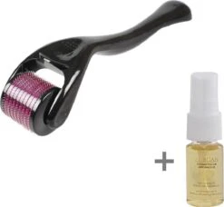 Dermaroller 0.5 Mm Titaniumnaalden Met GRATIS Arganolie | Derma Roller 540 Naalden | Bestrijdt Acne Littekens, Pigmentvlekken, Rimpels & Grove Porien -Verzorgingsvoordeel Huis 1200x1110 4